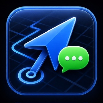 Next Visit icon showing a blue navigation arrow and green Messages bubble
