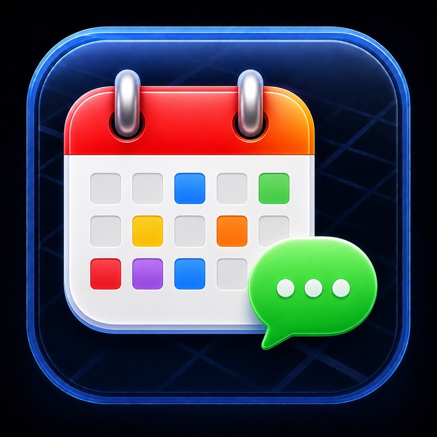 Patient Schedule icon showing a calendar and green Messages bubble